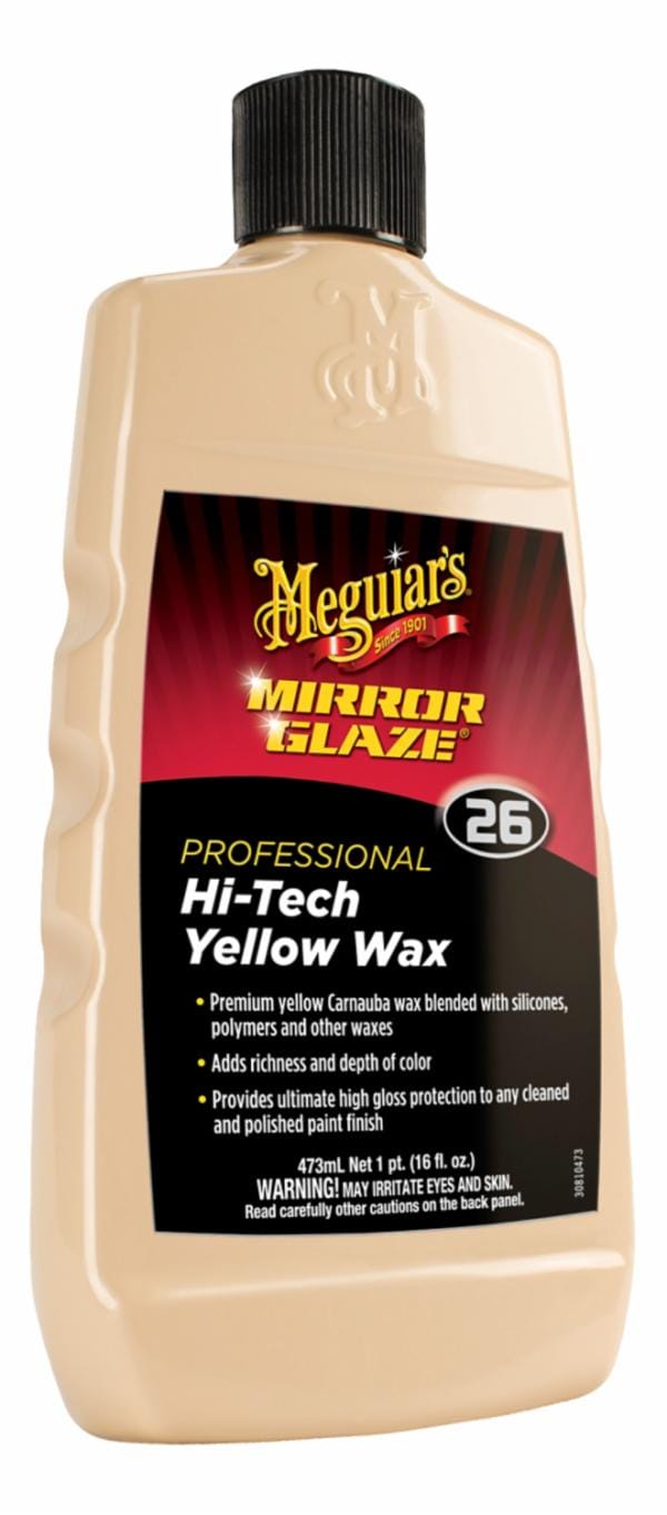 Meguiar's M26 Mirror Glaze Hi-Tech Yellow Wax