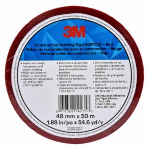 3M™ Construction Seaming Tape 8087CW, Red, 48 mm x 50 m, 24 Roll/Caseimage