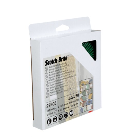 3M 27605 Scotch-Brite Radial Bristle Brush
