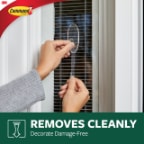 Command(TM) Outdoor Medium Clear Window Hooks with Clear Strips
