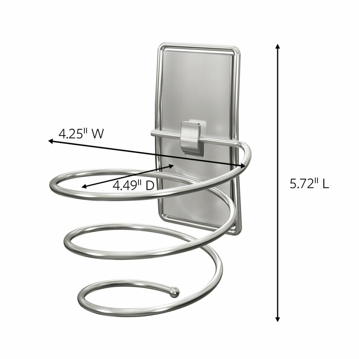 Command Hair Dryer Holder BATH39-SN-ESF