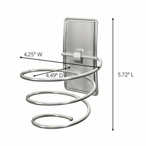 Command Hair Dryer Holder BATH39-SN-ESF