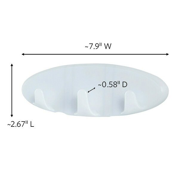 Command Multi-Hook with Water-Resistant Strips BATH21-ES