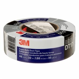 3M™ Super Duty Duct Tape DT17, Black, 48 mm x 32 m, 17 mil, 24 Roll/Case, Individually Wrapped Conveniently Packagedimage