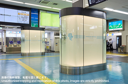 モノレール浜松町駅-3M™ ファサラ™ フィルム施工事例