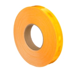 3M Diamond Grade Conspicuity Markings, 983-71 ES, edge sealed, yellow, 1 in x 50 yd