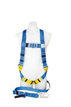 3M™ PROTECTA® FIRST Industrial Harness with Lanyard and Snap Hook 1390063A, Front view