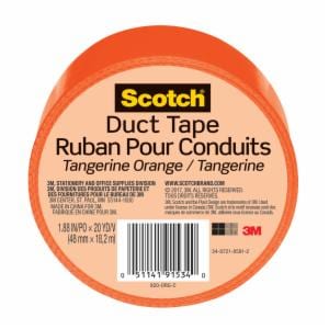 Scotch Duct Tape 920-ORG-C, 1.88 in x 20 yd (48 mm x 18,2 m), Orangeimage