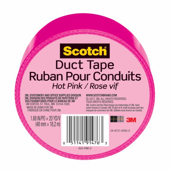 Scotch Duct Tape 920-PNK-C