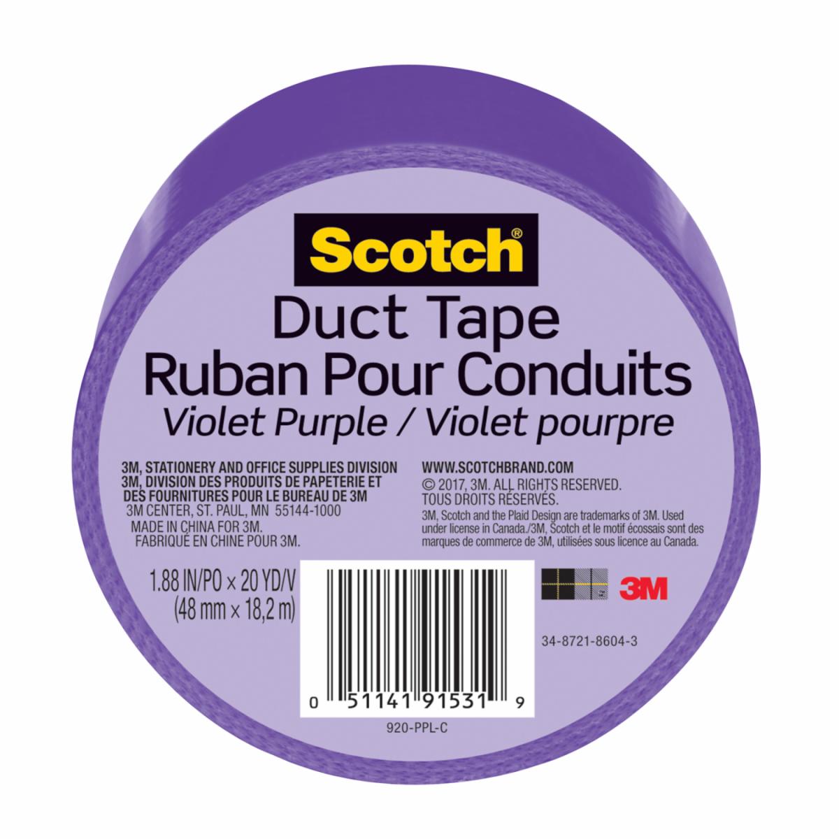 Scotch Duct Tape 920-PPL-C