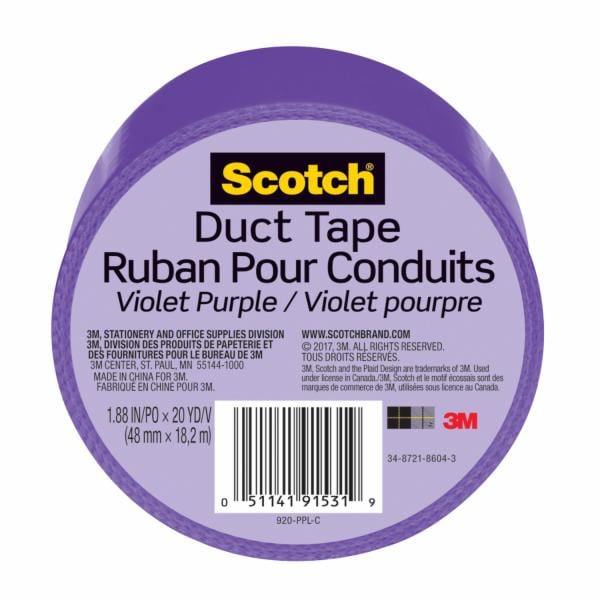 Scotch Duct Tape 920-PPL-C