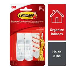 3M Clips, Hooks & Adhesive Strips