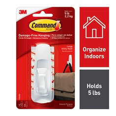 Command Jumbo Utility Hooks, Damage Free Hanging Kuwait