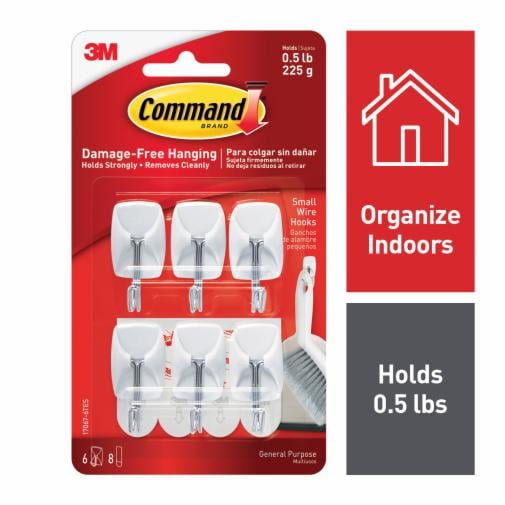 3m small hooks weight Command™ Small Wire Hook