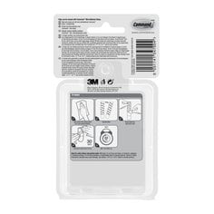 Command™ Clear Decorating Clips Clear Strips, 17026CLR-40