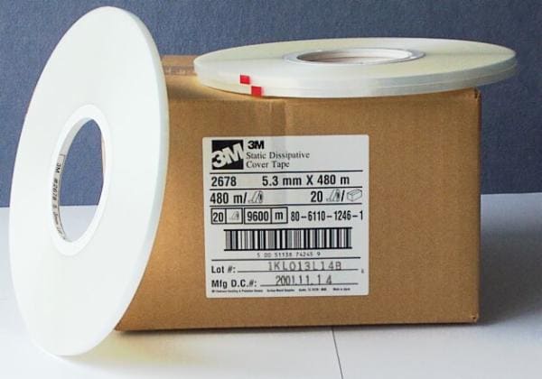 ™ Static Dissipative Heat Activated Cover Tape 2678