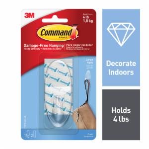 Command Large Clear Hook 17093CLRES image Command Large Clear Hook 17093CLRESimage