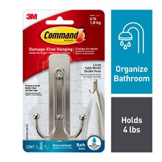 3M COMMAND CORNER SHELF - 17627D, Bathroom Accessories