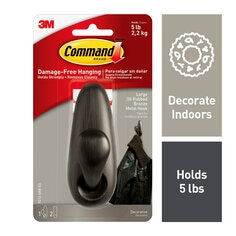 Command Outdoor Stainless Steel Wire Hooks Value Pack 17065S-6AWES