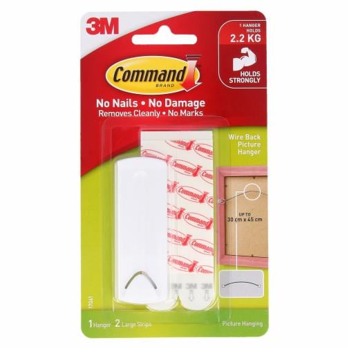 Command™ Wire-Backed Picture Hanger (1HK&2ST)