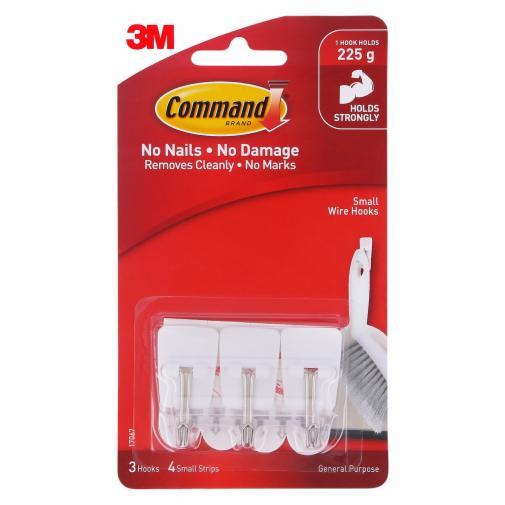 Command™ Small Wire Hooks (3HK&4ST)