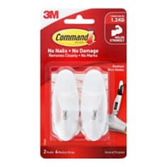 Command™ Medium Wire Hooks (2HK&4ST)