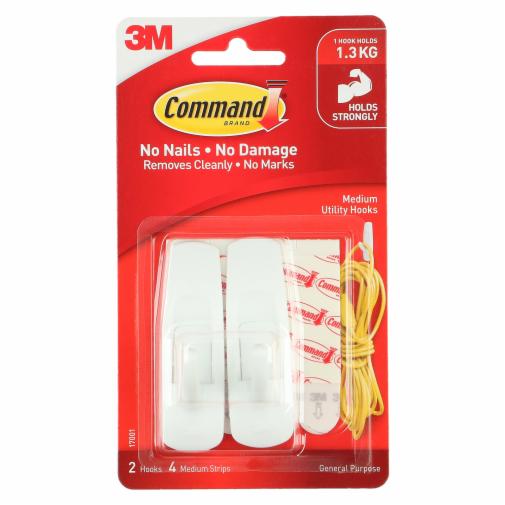 Command™ Medium Utility Hooks (2HK&4ST)