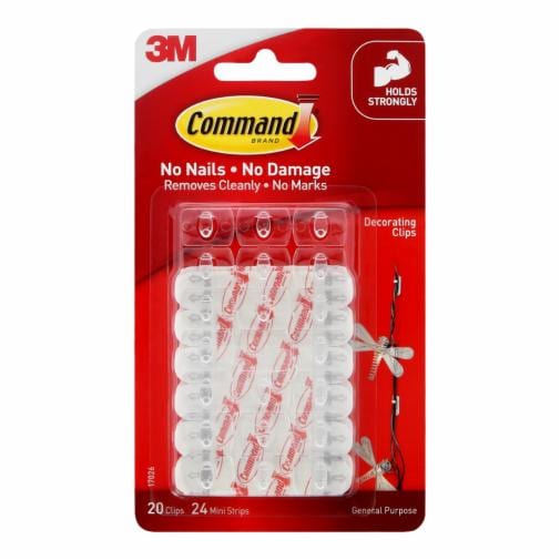 Command™ Decorating Clips (20CL&24ST)