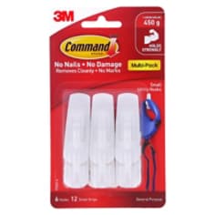 Command™ Small Utility Hooks (Value Pack) (6HK&12ST)