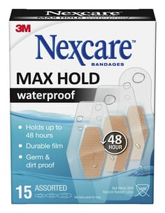 Nexcare™ Duo Adhesive Gauze Pads DSA34-4, 3 in x 4 in (76 mm x 101 mm),  4/pk