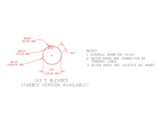3M™ Scallopped Disc Die 143S