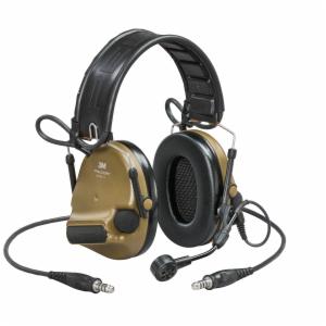 3M™ PELTOR ComTac VI NIB Headset MT20H682FB-19N CYS, Dual DL, Coyote Brown, Headband & ARC, 915 MHz, 10 ea/Caseimage