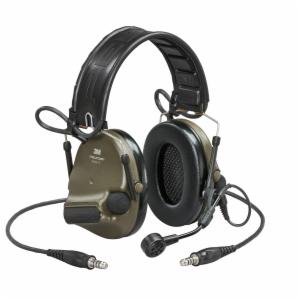 3M™ PELTOR ComTac VI NIB Headset MT20H682FB-19N GNS, Dual DL, Green, Headband & ARC, 915 MHz, 10 ea/Caseimage
