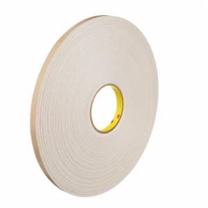 3M™ Double Coated Polyethylene Foam Tape 4492W, White, 3/8 in x 72 yd, 31 mil, 24 Roll/Caseimage