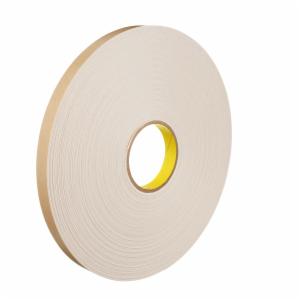 3M™ Double Coated Polyethylene Foam Tape 4492W, White, 48 in x 72 yd, 31 mil, 1 Roll/Caseimage