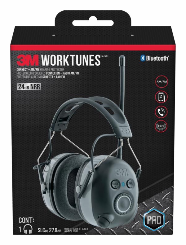 ™ WorkTunes Connect + AM/FM Hearing Protector with Bluetooth Technology