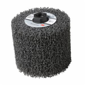 Scotch-Brite Match and Finish Flap Brush, CF-MF, 5A Extra Coarse, 4-1/2 in x 8 in x 1.25 in, 1 ea/Caseimage