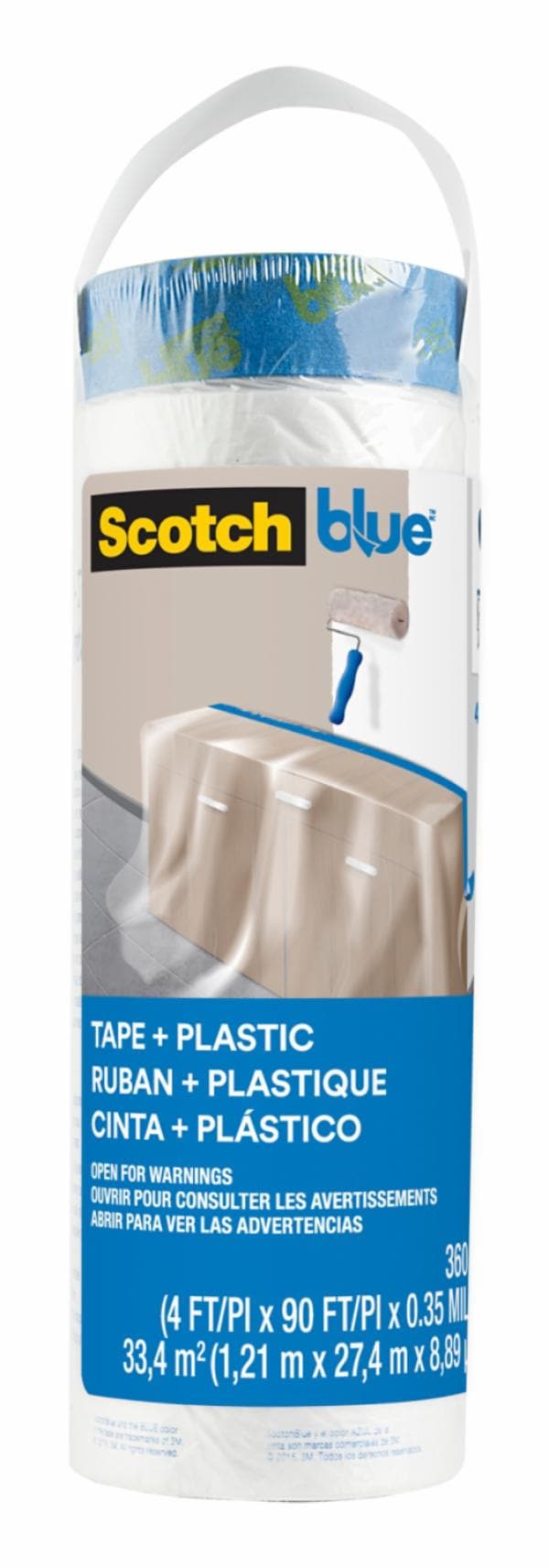 ™ ScotchBlue Tape + Plastic PT2093EL-48