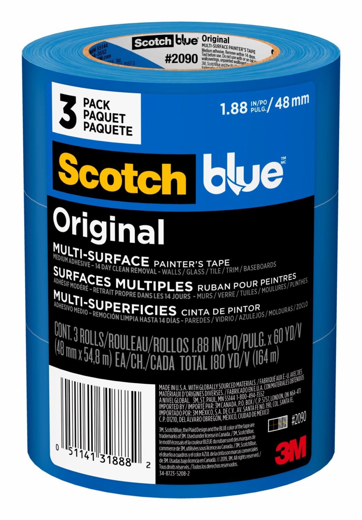 ScotchBlue Original Painter's Tape 2090-48EP3