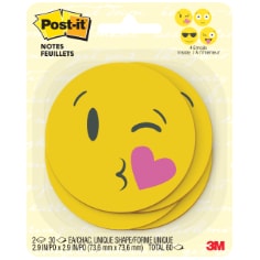 Post-it(R) Notes BC-2030-EMOJI2, 2.9 in x 2.9 in