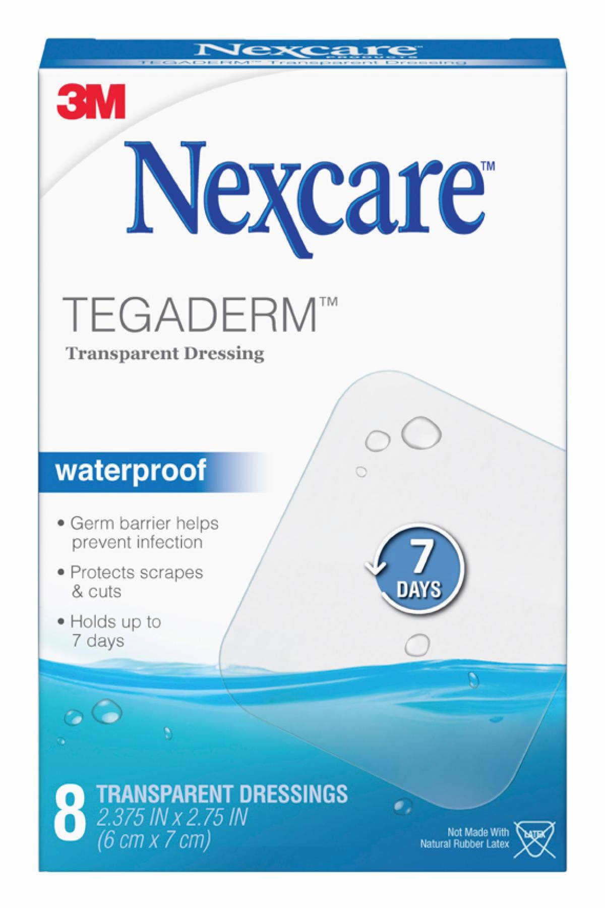 ™ Nexcare Waterproof Tegaderm Transparent Dressing H1624