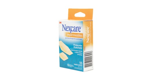 Parche Impermeable Acolchado y Flexible Nexcare™, Varios Tamaños, 15/Caja |  3M Mexico