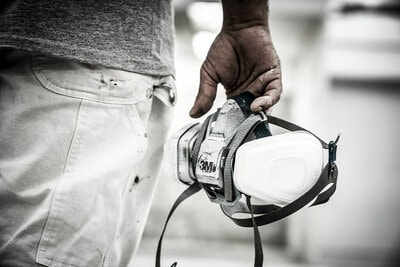 6502QL Respirator Application Photography