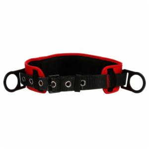 3M™ Protecta Tongue Buckle Positioning Belt with Hip Pad 1091013, Red, Smallimage