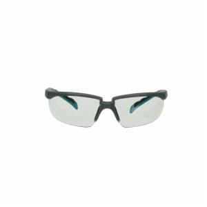 3M™ Solus 2000 Series, S2007SGAF-BGR, Gray/Blue-Green Temples, Scotchgard Anti-Fog Coating, I/O Gray AF-AS lens, 20ea/csimage