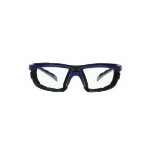 3M™ Solus 2000 Series, S2001SGAF-BGR-F, Gray/Blue-Green Temples, Scotchgard Anti-Fog Coating, Clear AF-AS lens,Foam Gskt 20ea/csimage