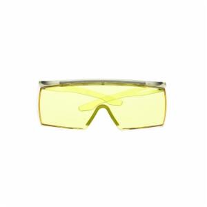 3M™ SecureFit 3700 Series, SF3703SGAF-GRN, Green Temple, Scotchgard Anti-Fog Coating, Amber OTG AF-AS lens, 10 per caseimage