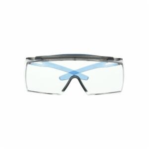 3M™ SecureFit 3700 Series, SF3701XSGAF-BLU, Blue Temple, Browguard, Scotchgard Anti-Fog Coating, Clear OTG AF-AS lens, 10ea/csimage