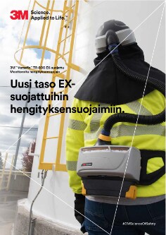 3M™ Versaflo™ TR-800 EX-suojattu Moottoroitu hengityksensuojain