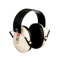 3M Peltor H6P3E/V Optime 95 Helmet Attachable Earmuff, Hearing Protection,  Ear Protectors, NRR 21dB, Ideal for machine shops and power tools